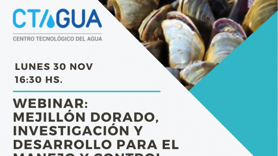 Webinar “Mejillón dorado, investigación y desarrollo para el manejo y control ambiental en Uruguay”